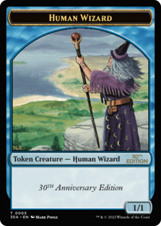 Human Wizard Token (30A-005)