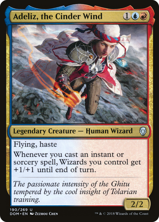 Adeliz, the Cinder Wind (DOM-190) (Foil)