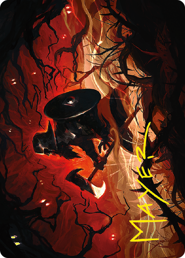 Gimli, Counter of Kills Art Card (Gold-Stamped Signature) (ALTR-044)