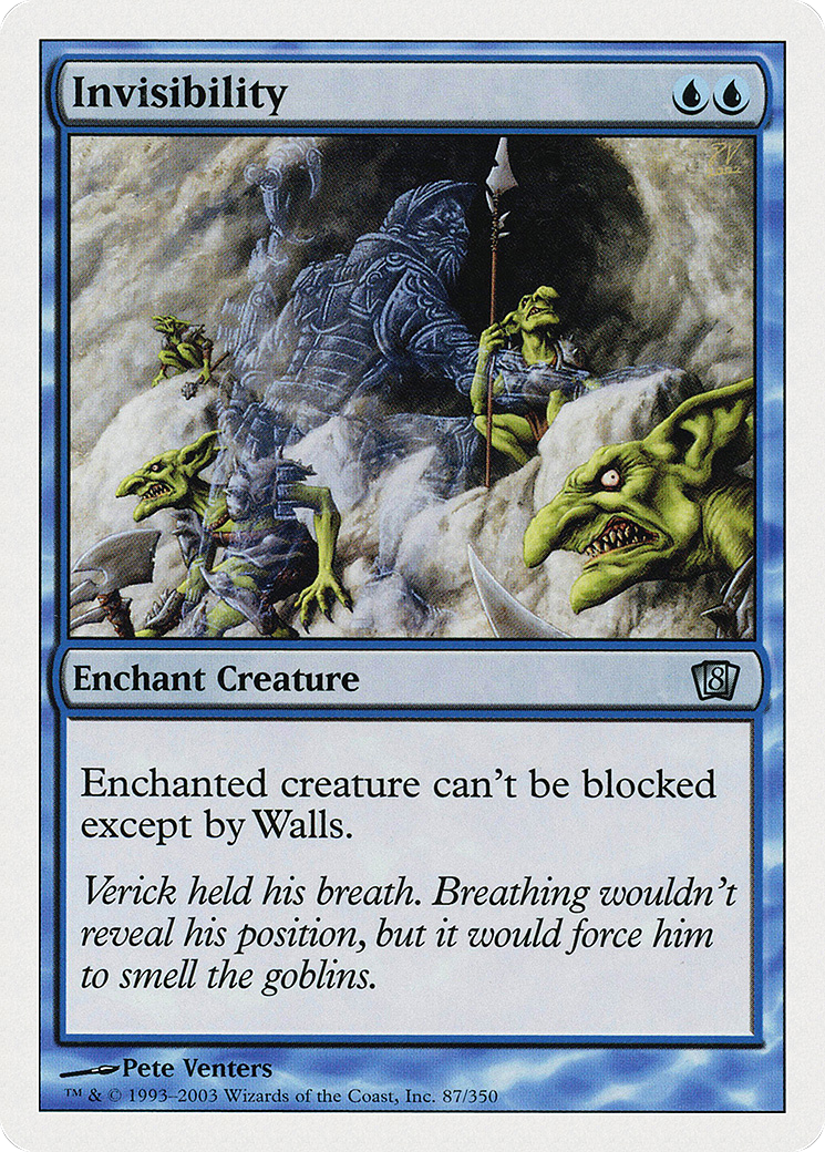 Invisibility (8ED-087) (Foil)
