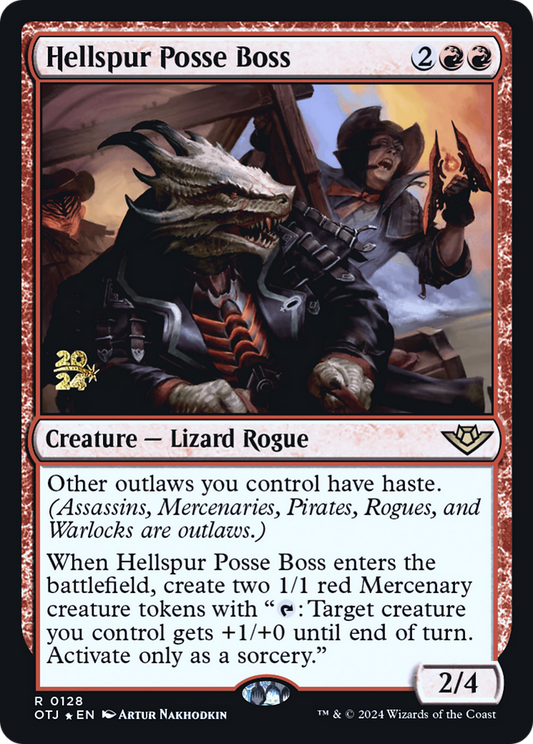 Hellspur Posse Boss (PRE-128S) (Foil)