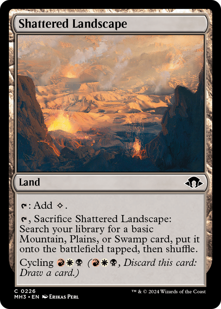 Shattered Landscape (MH3-226) (Foil)