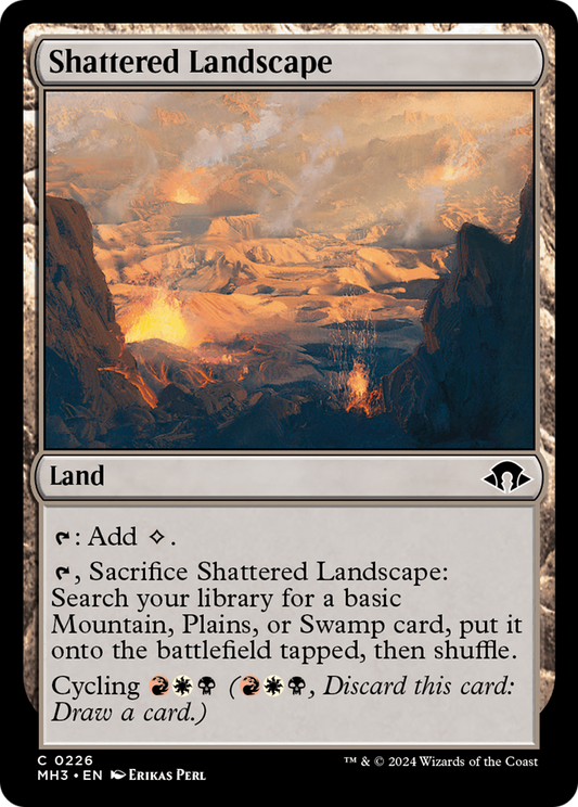 Shattered Landscape (MH3-226) (Foil)