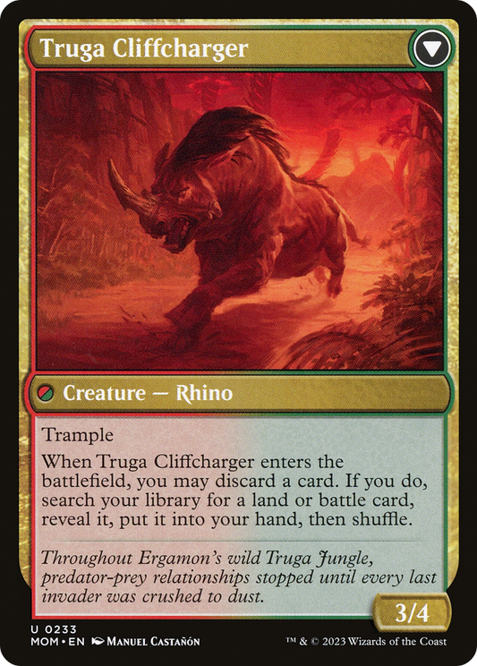 Invasion of Ergamon // Truga Cliffcharger (MOM-233) (Foil)