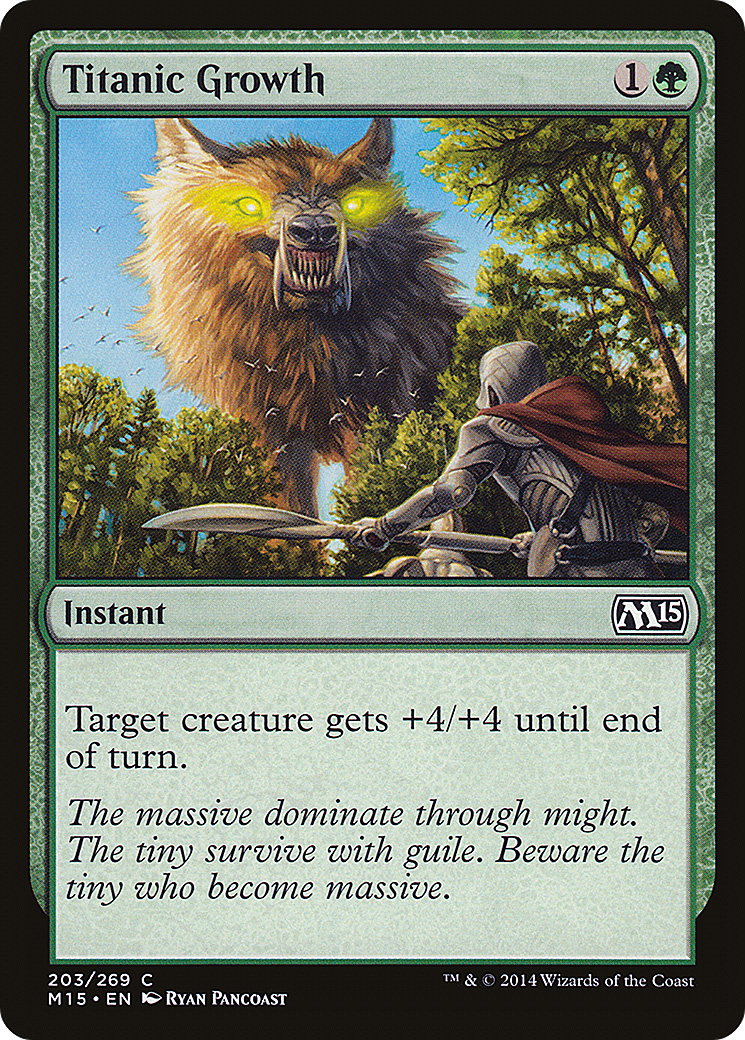 Titanic Growth (M15-203) (Foil)