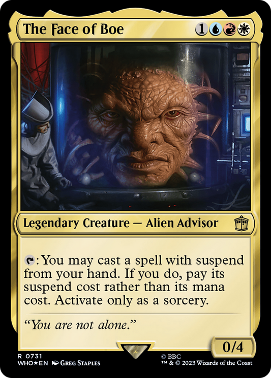 The Face of Boe (WHO-731) (Surge Foil)