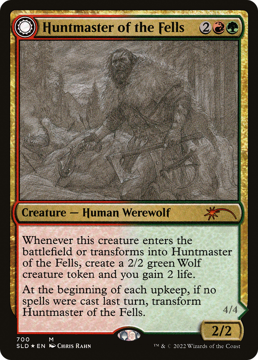 Huntmaster of the Fells // Ravager of the Fells (SLD-700) (Foil)