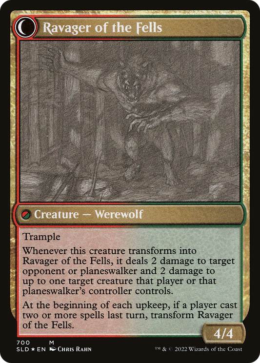 Huntmaster of the Fells // Ravager of the Fells (SLD-700) (Foil)