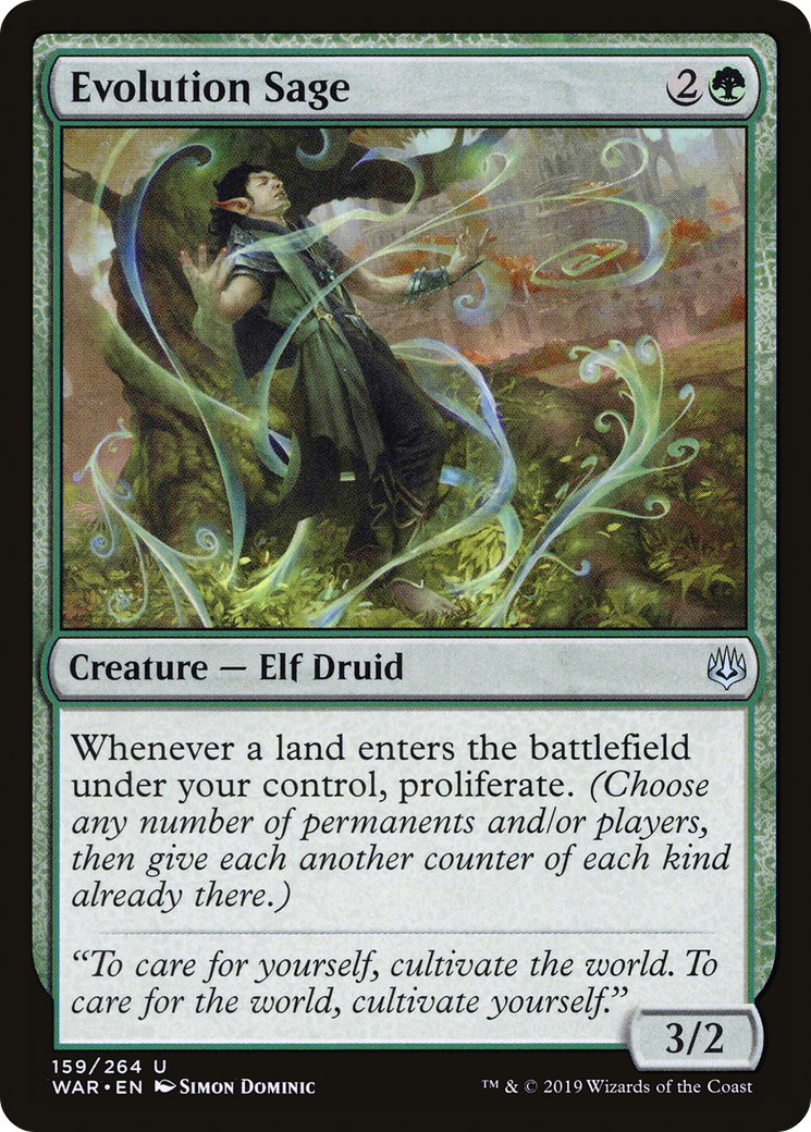 Evolution Sage (WAR-159) (Foil)