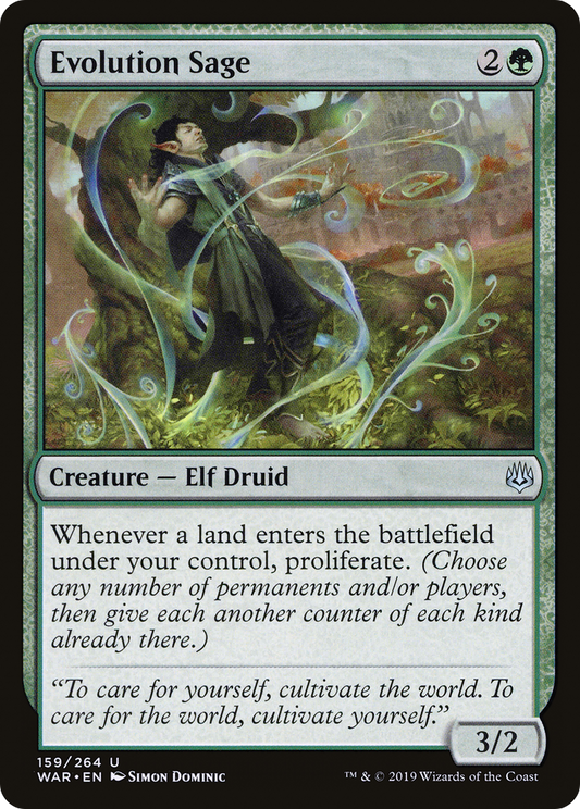 Evolution Sage (WAR-159) (Foil)