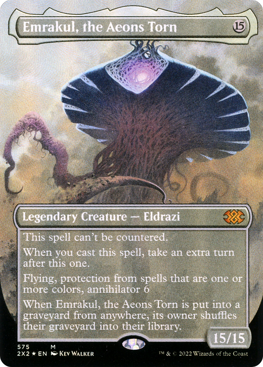Emrakul, the Aeons Torn (2X2-575) (Borderless) (Textured Foil)