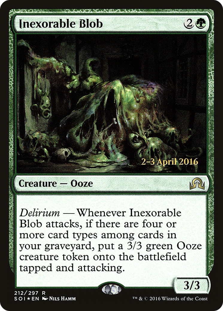 Inexorable Blob (PRE-212S) (Foil)