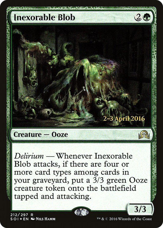 Inexorable Blob (PRE-212S) (Foil)