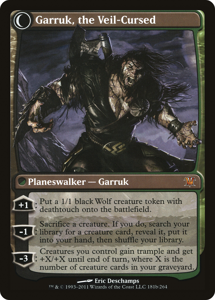 Garruk Relentless // Garruk, the Veil-Cursed (ISD-181)
