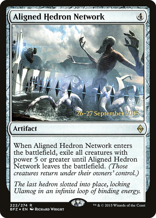 Aligned Hedron Network (PRE-222S) (Foil)