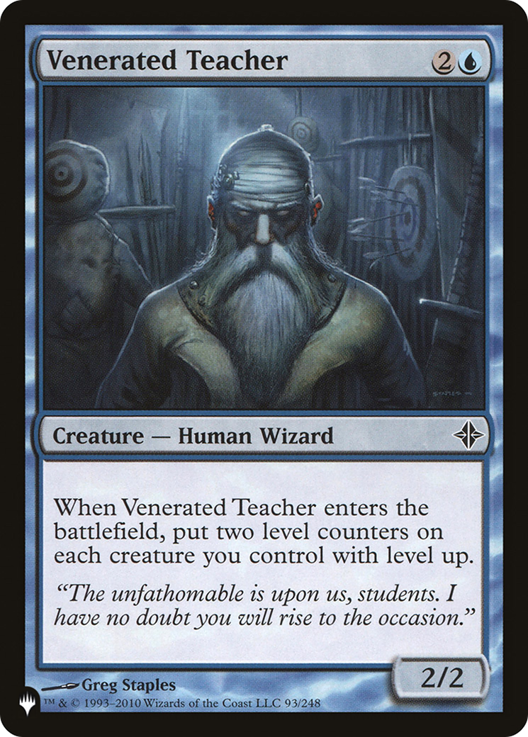 Venerated Teacher (LIST-ROE-93)