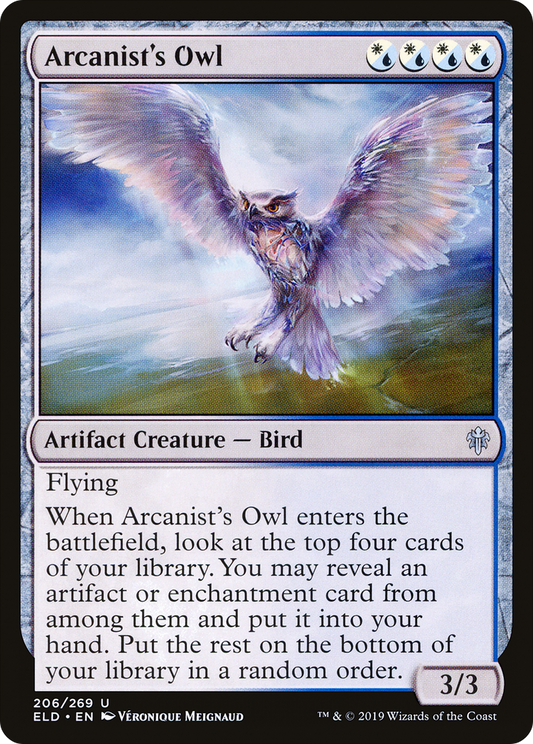 Arcanist's Owl (ELD-206) (Foil)