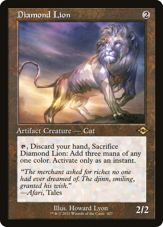 Diamond Lion (MH2-427) (Etched Foil)