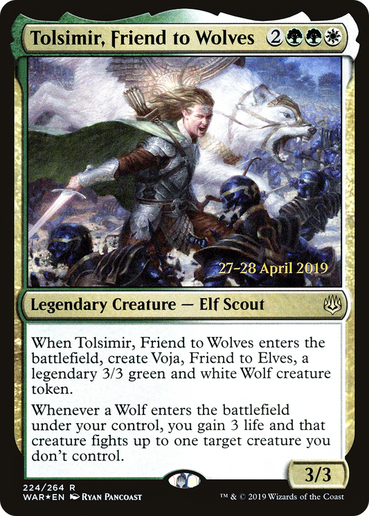 Tolsimir, Friend to Wolves (PRE-224S) (Foil)