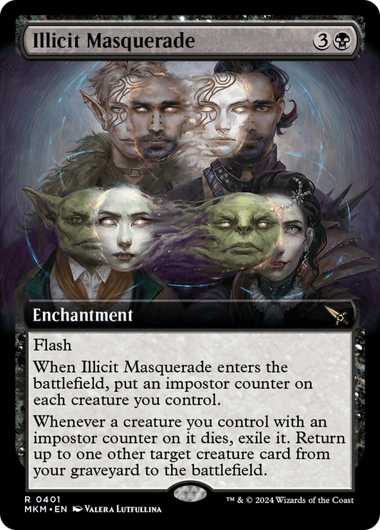 Illicit Masquerade (MKM-401) (Extended Art) (Foil)