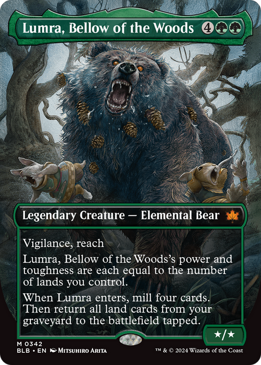 Lumra, Bellow of the Woods (BLB-342) (Borderless) (Foil)