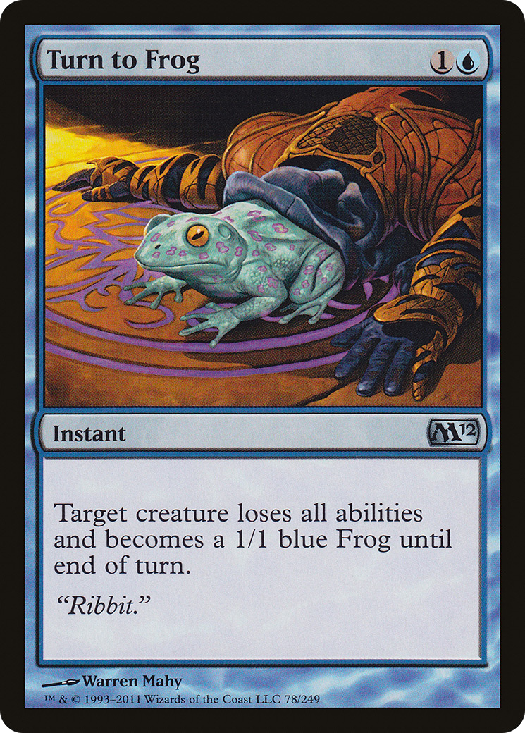 Turn to Frog (M12-078) (Foil)