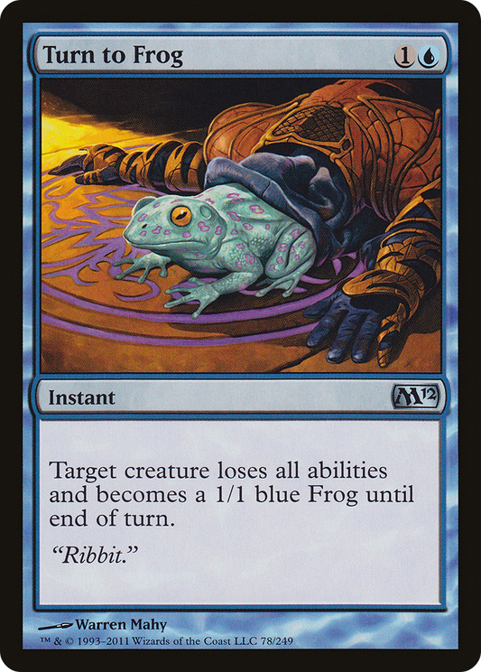 Turn to Frog (M12-078) (Foil)