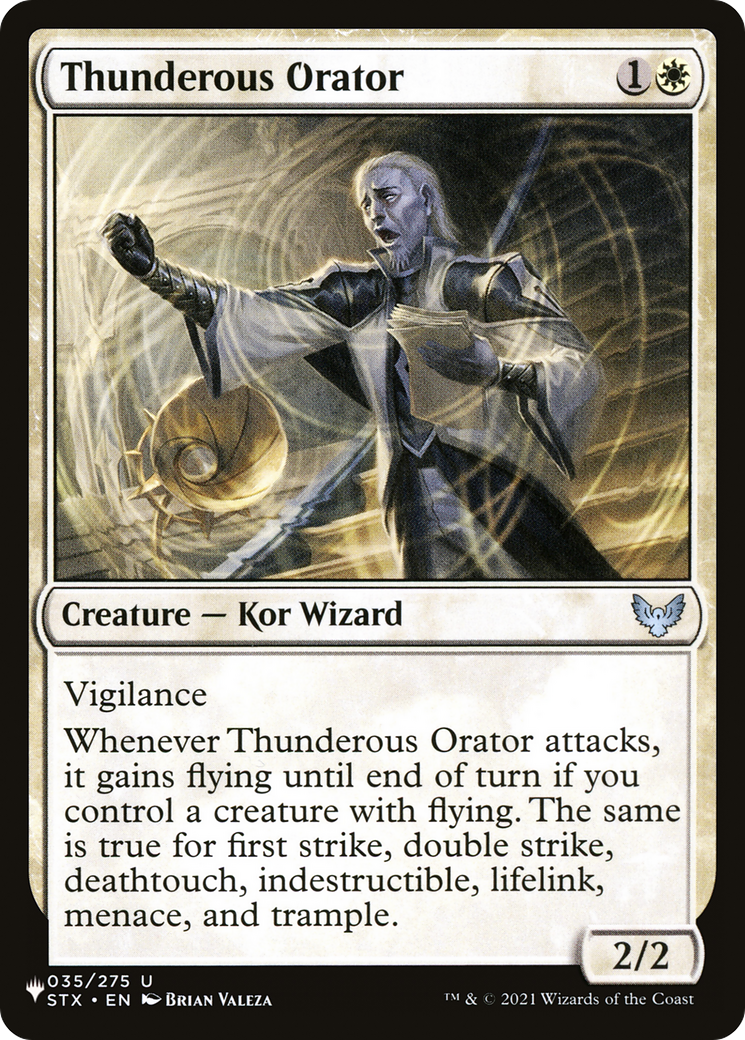Thunderous Orator (LIST-STX-35)