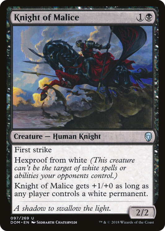 Knight of Malice (DOM-097) (Foil)