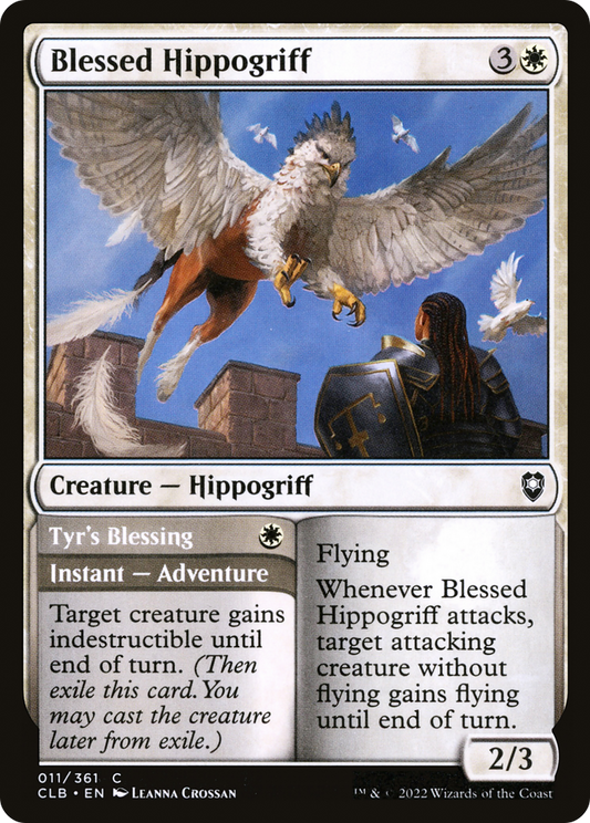 Blessed Hippogriff // Tyr's Blessing (CLB-011) (Foil)