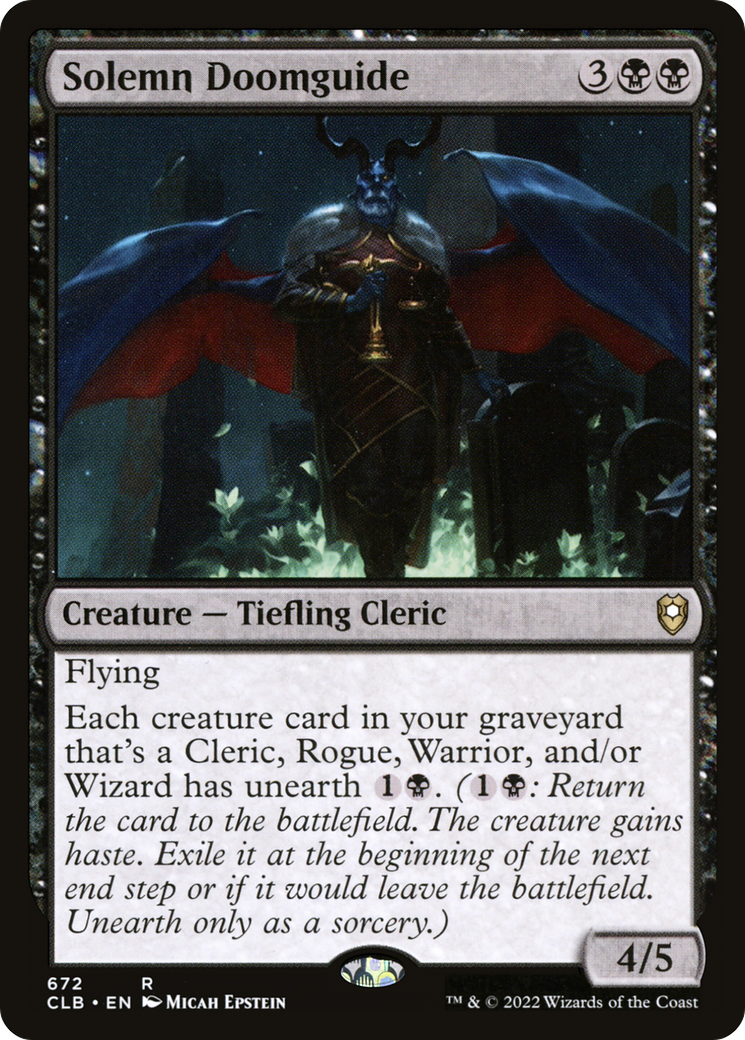 Solemn Doomguide (CLB-672)