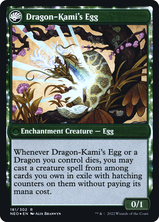 The Dragon-Kami Reborn // Dragon-Kami's Egg (PRE-181S) (Foil)