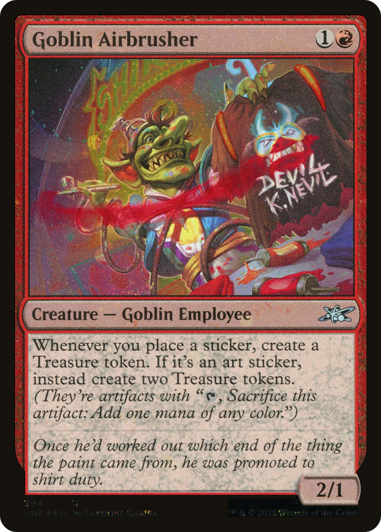 Goblin Airbrusher (UNF-394) (Galaxy Foil)