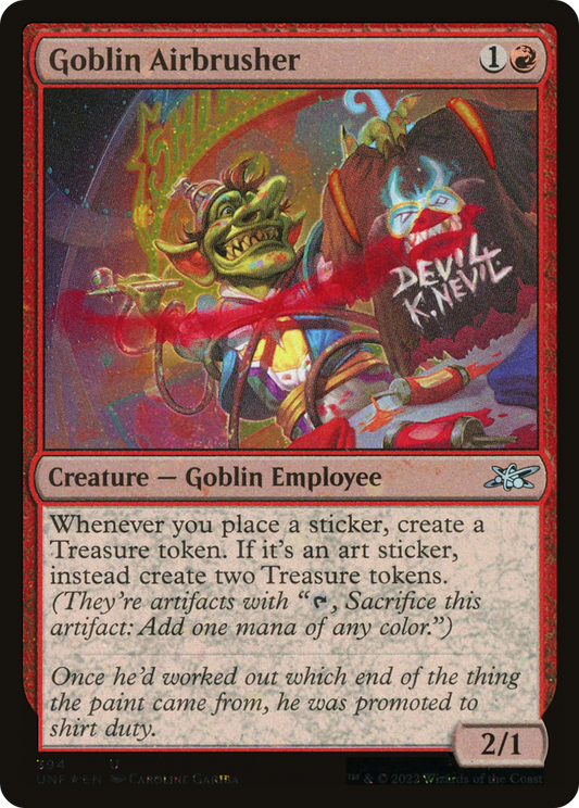Goblin Airbrusher (UNF-394) (Galaxy Foil)
