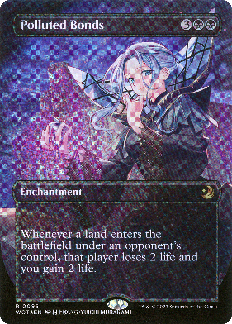 Polluted Bonds (WOT-095) (Borderless) (Confetti Foil)