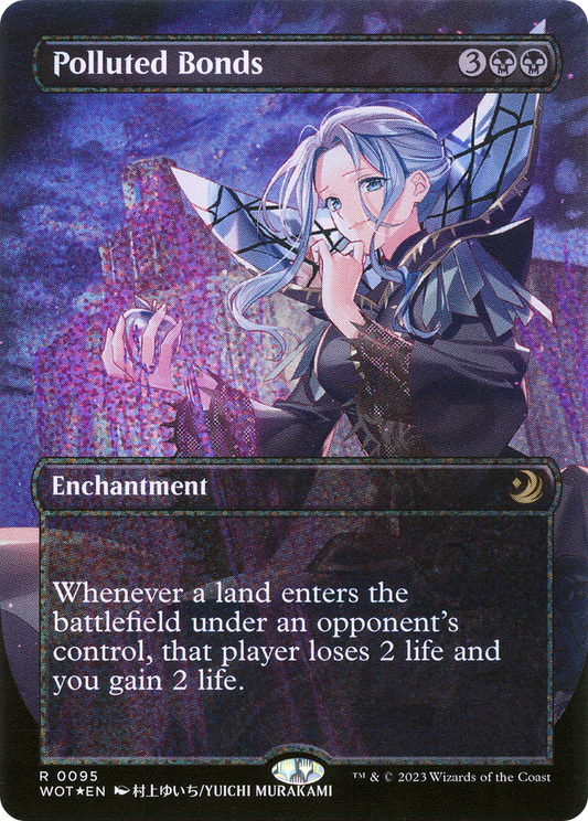 Polluted Bonds (WOT-095) (Borderless) (Confetti Foil)