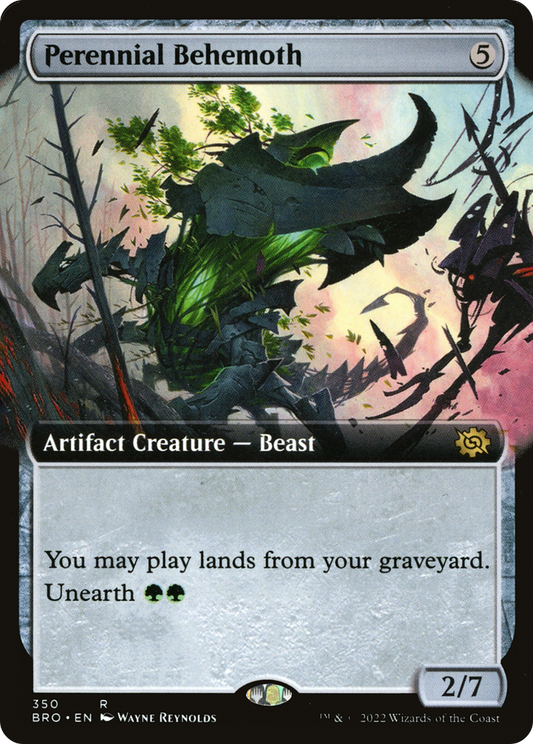 Perennial Behemoth (BRO-350) (Extended Art) (Foil)