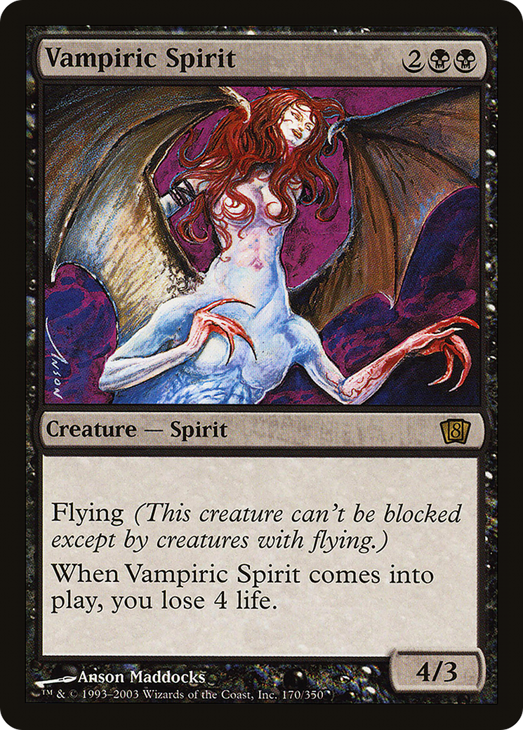Vampiric Spirit (8ED-170★) (Foil)
