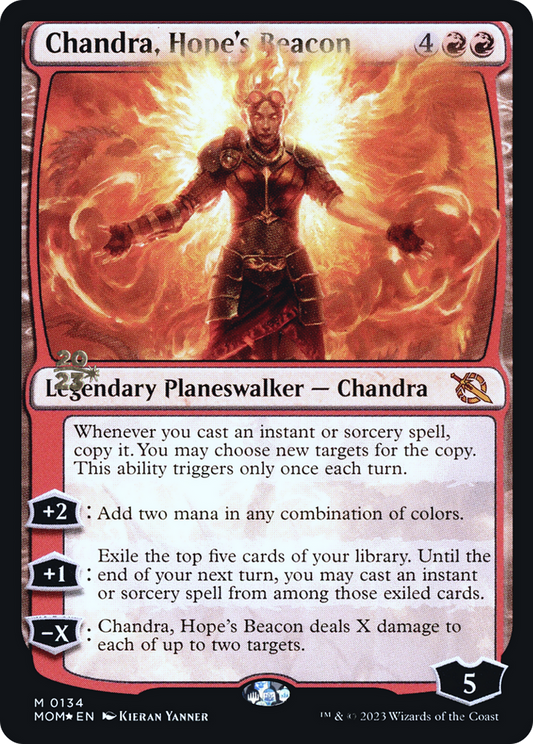 Chandra, Hope's Beacon (PRE-134S) (Foil)