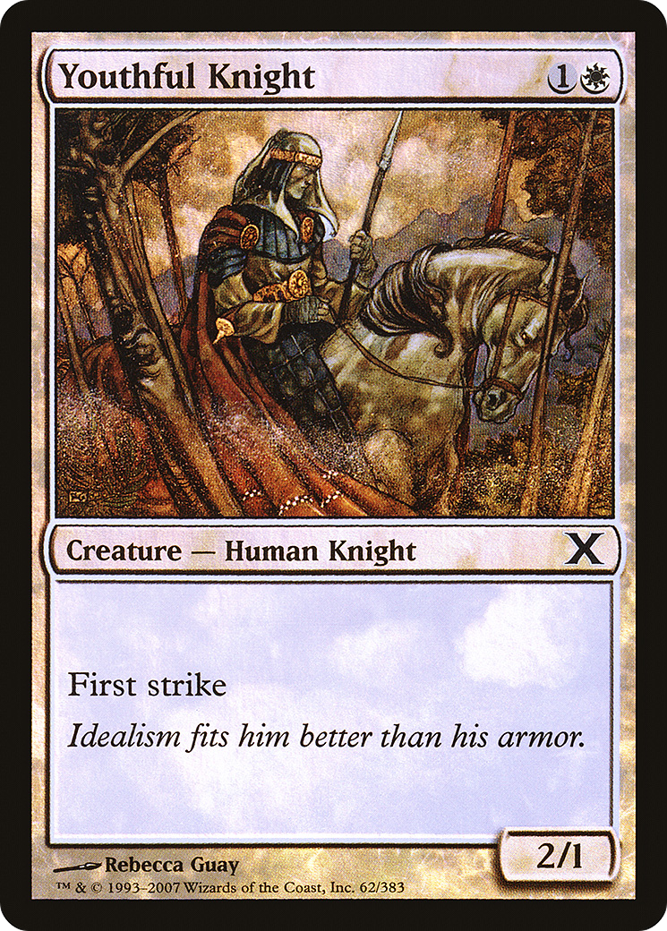 Youthful Knight (10E-62★) (Foil)