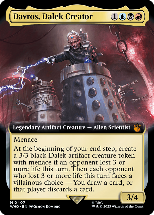 Davros, Dalek Creator (WHO-407) (Extended Art) (Foil)