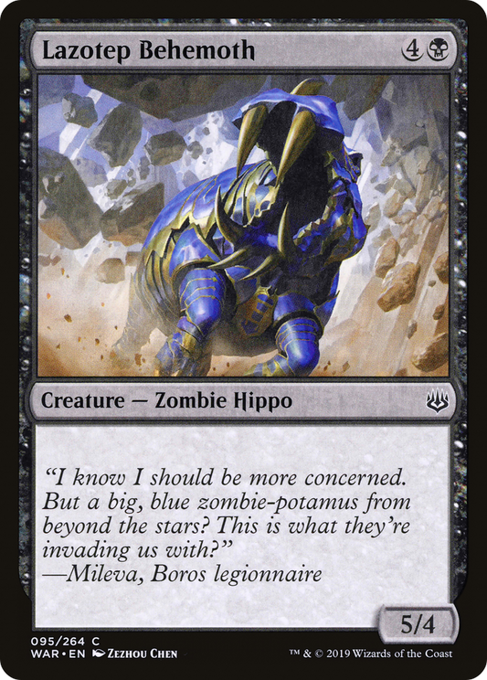 Lazotep Behemoth (WAR-095) (Foil)
