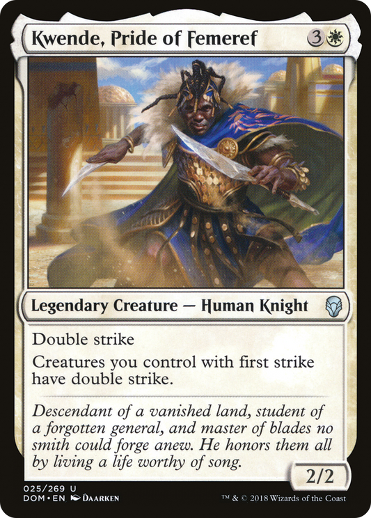 Kwende, Pride of Femeref (DOM-025)