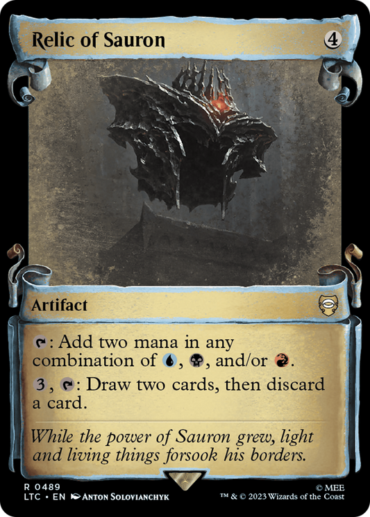 Relic of Sauron (LTC-489) (Showcase) (Scroll) (Foil)