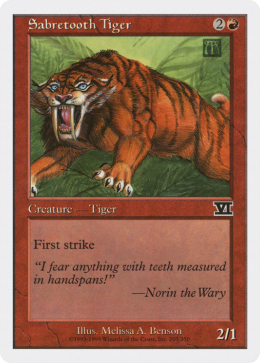 Sabretooth Tiger (6ED-203)