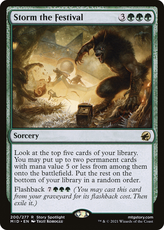 Storm the Festival (MID-200) (Foil)