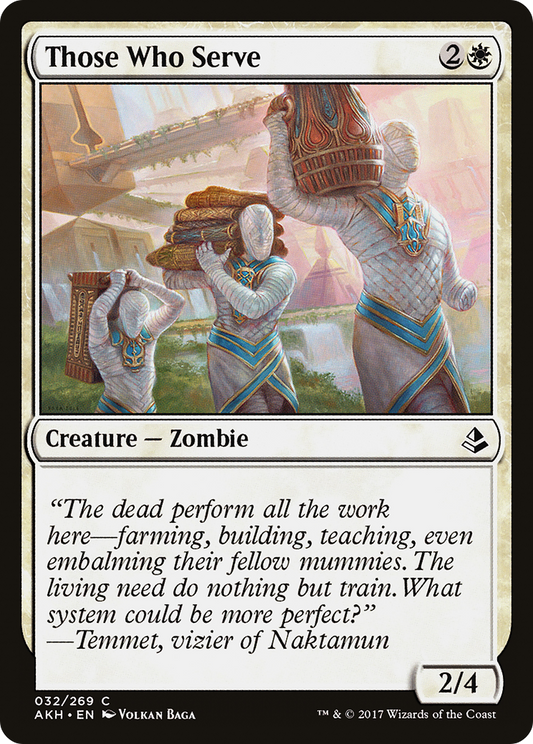 Those Who Serve (AKH-032) (Foil)