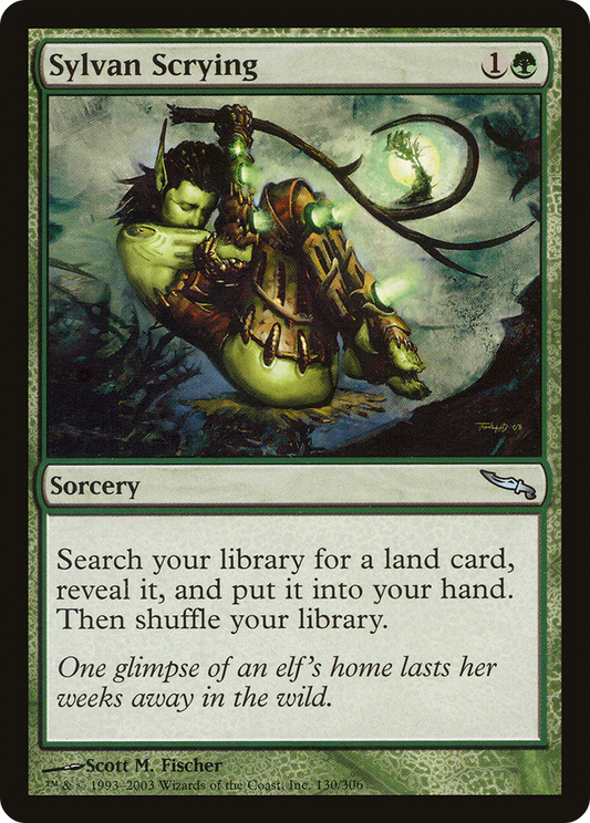 Sylvan Scrying (MRD-130) (Foil)