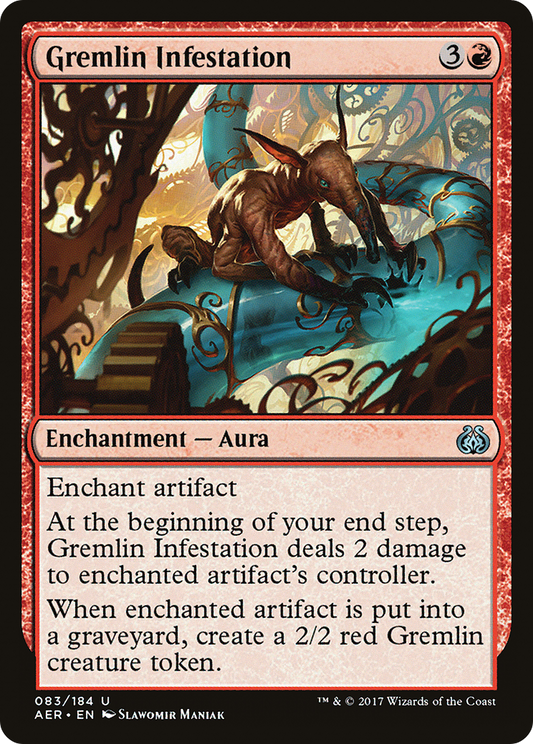 Gremlin Infestation (AER-083) (Foil)