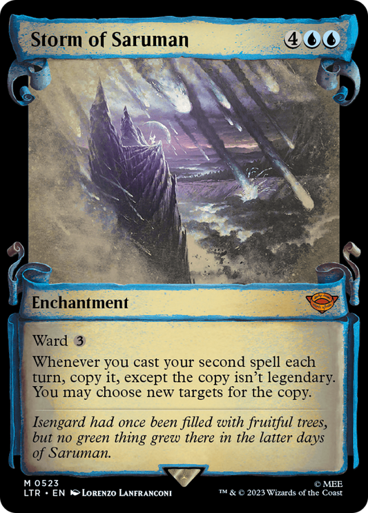 Storm of Saruman (LTR-523) (Showcase) (Scroll)